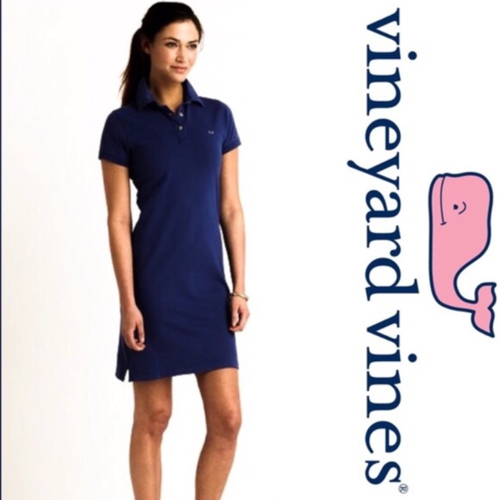 Vineyard Vines Navy Polo Dress